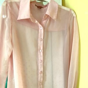 BEAUTIFUL BLUSH WITH GOLD DETAILS